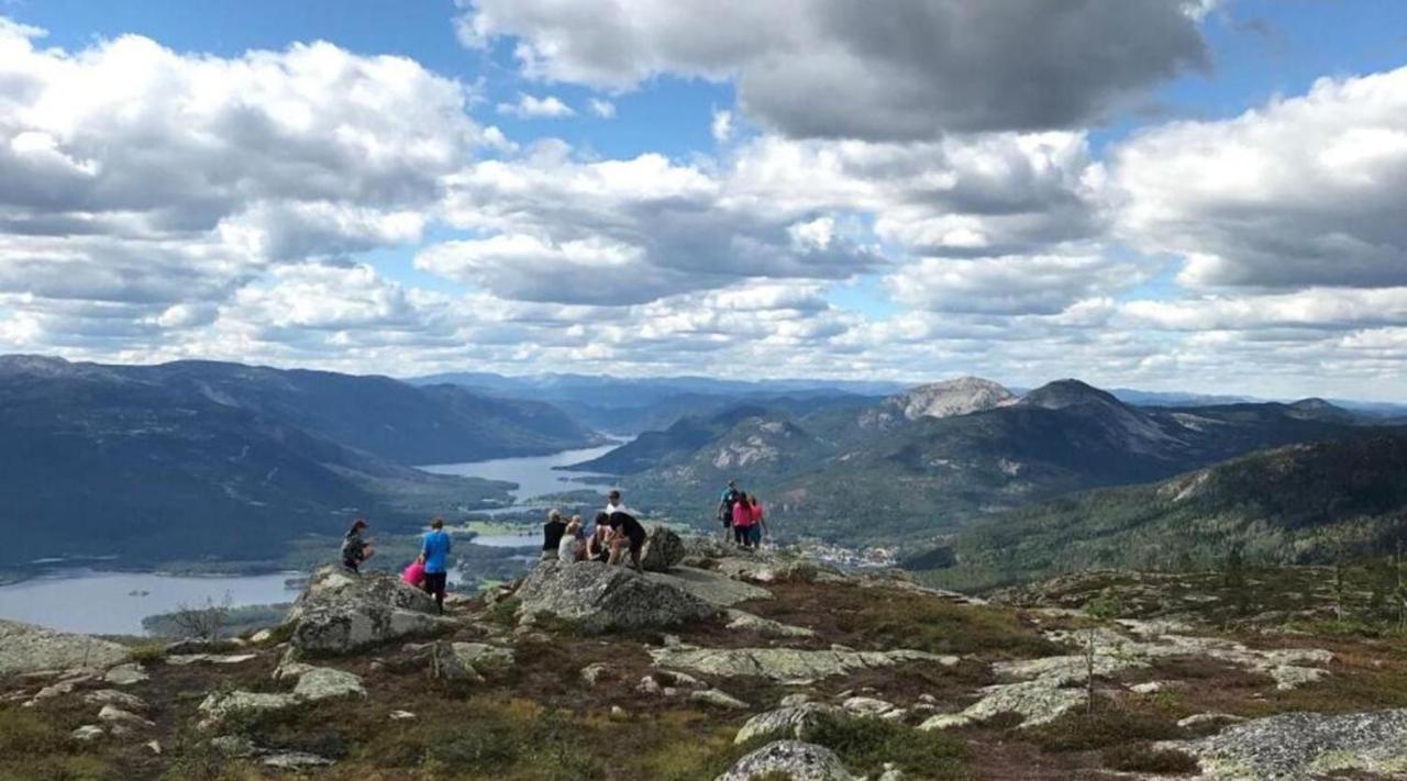 Hytte Naer Vannet, Jacuzzi Og Sauna Vradal Kültér fotó